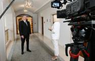    İlham Əliyev “Euronews” televiziyasına müsahibə verib   