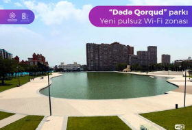 “Dədə Qorqud” parkında “WiFi” pulsuzdur