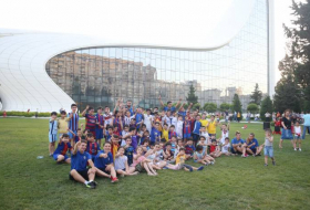 Uşaqlar arasında futbol turniri keçirilib - Fotolar