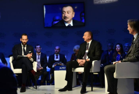 Prezident Davosda iqtisadi prioritetləri açıqladı - YENİLƏNİB (VİDEO) 