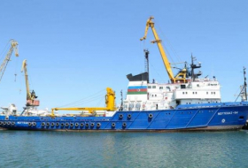 “Nefteqaz-64” gəmisi təmir olunub - FOTOLAR