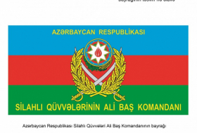    Ali Baş Komandanın bayrağı haqqında əsasnamə təsdiqləndi   