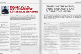 Azərbaycanlı jurnalistin yazısı Türkiyənin məşhur jurnalında 