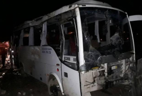 Türkiyədə avtobus qəzası:  43 turist yaralanıb 