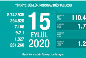    Türkiyədə koronavirusdan daha 67 nəfər ölüb   