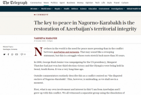  “The Telegraph” Qarabağ həqiqətlərindən yazdı 