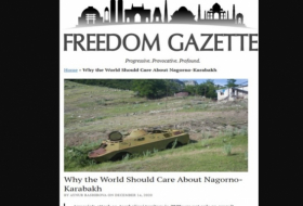       “Freedom Gazette”   : Dünya erməni təcavüzünə biganə qaldı   