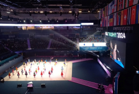Bakıda bədii gimnastika üzrə Dünya Kubokunun açılışı olub