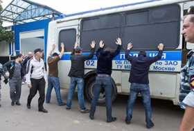Moskva polisi həmyerlilərimizi saxlayıb