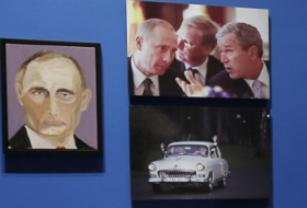 Corc Buş Putinin portretini çəkib